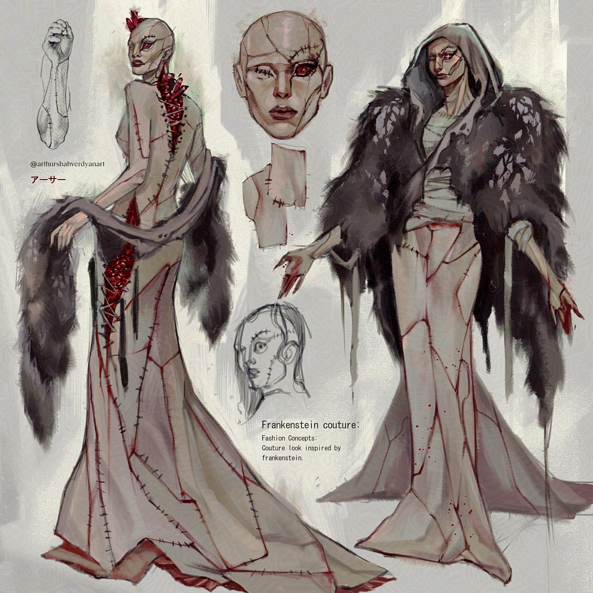 ArthShahverdyan's tweet image. ‘Fashion Concepts for MAYHEM’ by me.