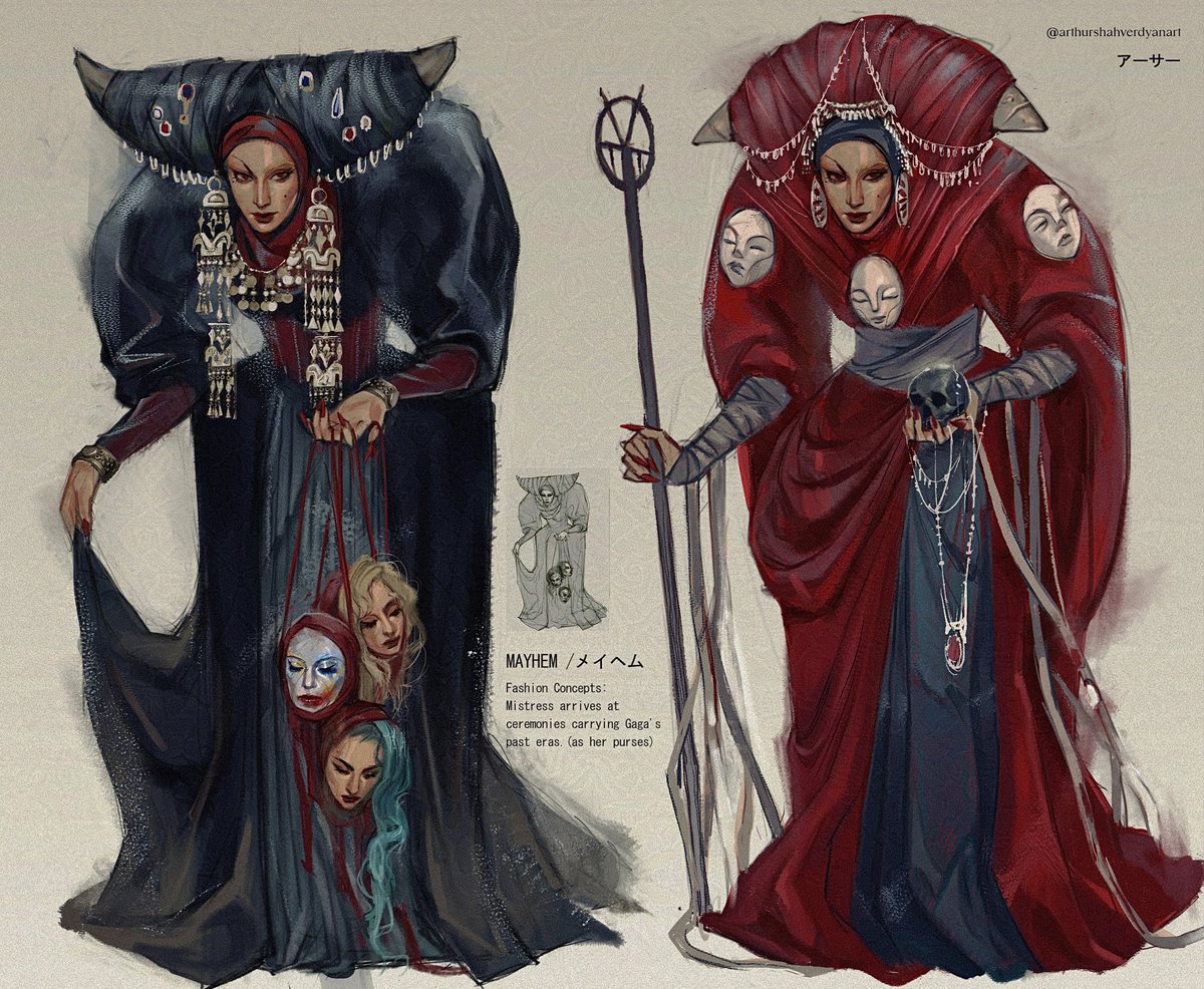 ArthShahverdyan's tweet image. ‘Fashion Concepts for MAYHEM’ by me.