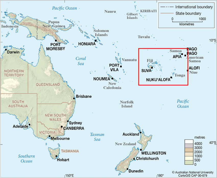 FijiHCIndia's tweet photo. Fiji - a South Pacific island nation of 300+ islands, with Suva as its capital. Known for its status as a hub in the Pacific, Fiji’s economy is driven by tourism, agriculture, and maritime services. Also an active voice in Pacific regional cooperation and climate resilience. https://t.co/Mv7qwaSD8B