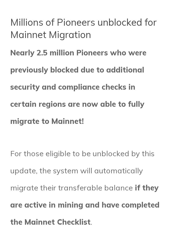 PifiatConvert's tweet photo. KYC and Mainnet Migration Updates: More Pioneers Unblocked and New Authentication Exploration https://t.co/N8HQggDi1o