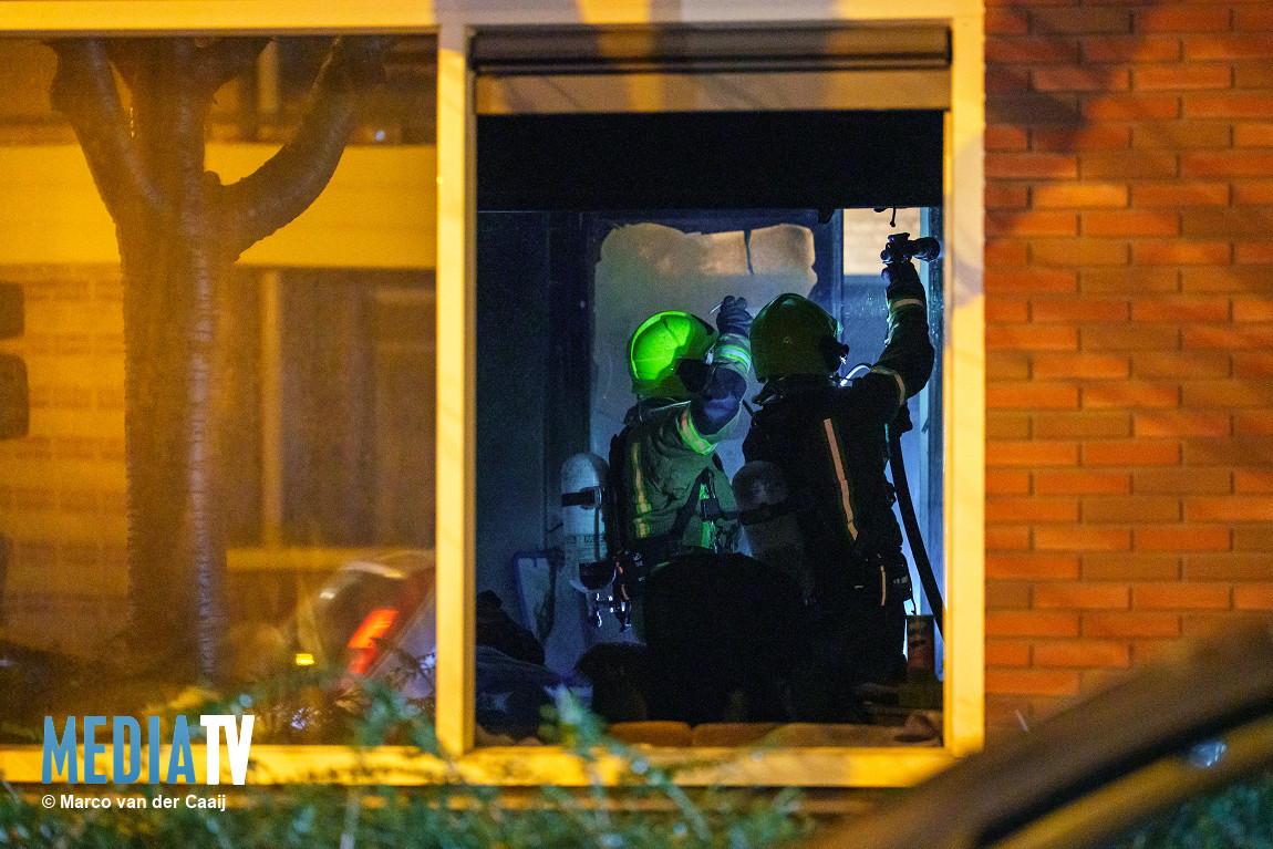 Uitslaande brand in woning in Vlaardingen