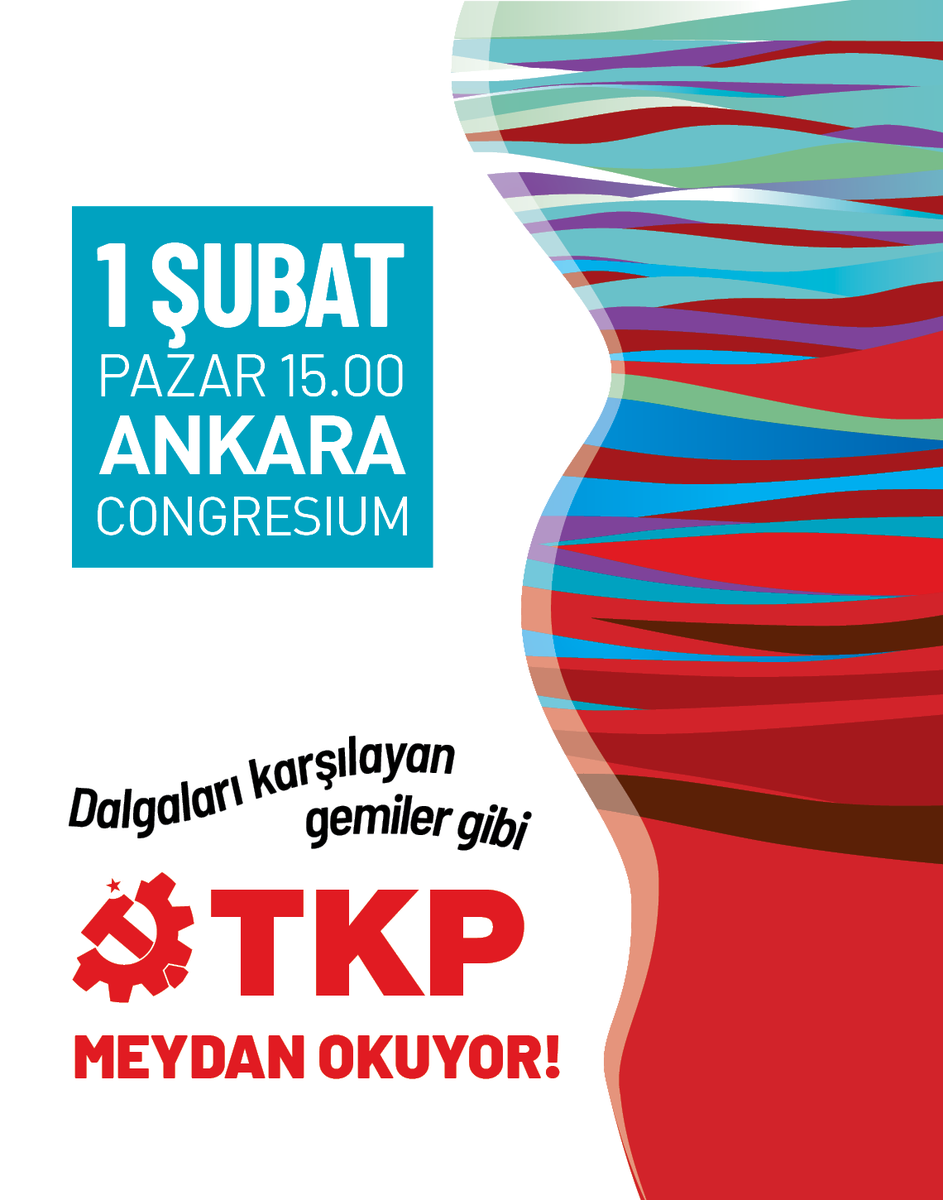 Ülkemizin içine düştüğü ağır karanlığa, yoksulluğa isyan eden tüm dostlarımıza bir kez daha çağrı yapıyoruz: 

Yarın hep birlikte Ankara’da buluşalım.

Gelin, TKP’nin mücadelesine, hepimizin ortak kavgasına omuz verin.

Bu karanlığı hep birlikte sonlandırıp ülkemizi aydınlık