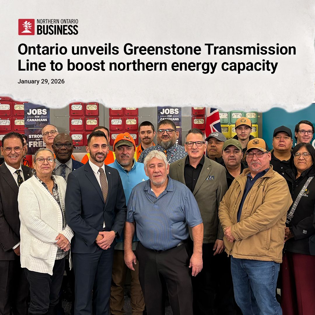 GregRickford's tweet photo. Leadership and partnerships are driving the electrification of every community in the North. The Greenstone Transmission Line is accomplishing the legacy electrification we are all proud of.

https://t.co/VxxYBsS9EP https://t.co/SAOJ9KfhcE