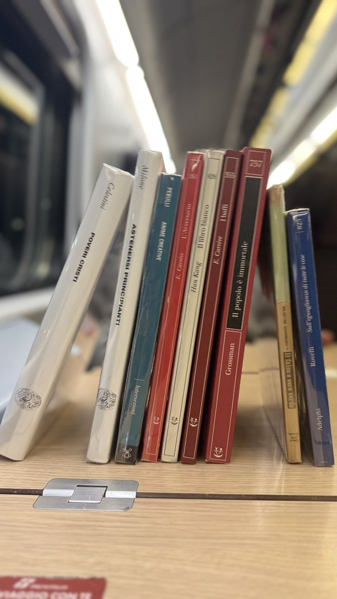 togreco's tweet image. Gli Uomini Grigi di Momo, per sopravvivere, dovevano fumare il tempo degli umani. I “liberal” italiani devono insultare la sinistra. Io devo comprare #libri ogni volta che posso.

“Nella mia biblioteca non c’è nemmeno un libro che non avrei voglia di leggere” (G. Pontiggia).