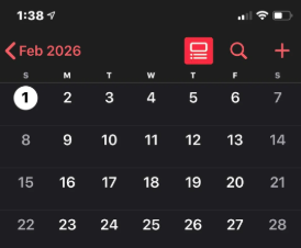 Reminder: for those who like things neat and orderly, February 2026 is the perfect 4 week month 😍