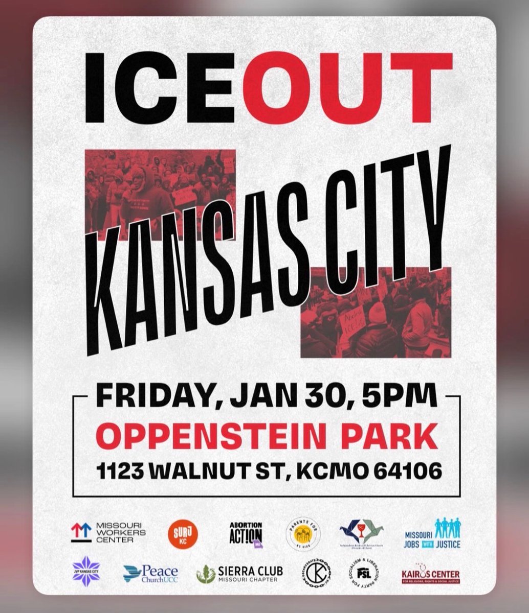 GroverforMO's tweet photo. Tonight I joined 100's of neighbors to demand change to ICE’s extreme practices costing lives—citizens &amp; immigrants alike.

What stood out was the community support. If you’ve never protested before, don’t be nervous—go. You’ll find caring people and maybe friends &amp; neighbors https://t.co/LKYDPzcfXj