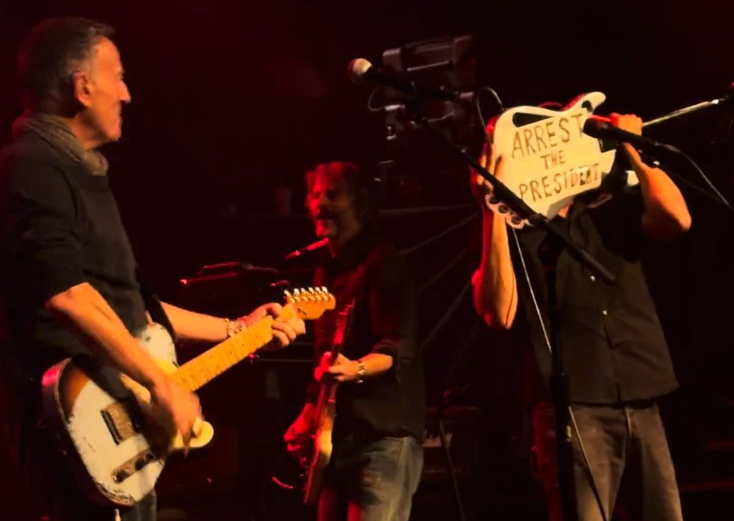 ARREST THE PRESIDENT

Bruce Springsteen + Tom Morello
Minneapolis January 30, 2026
 #TrumpEpsteinCoverup 
 #StreetsOfMinneapolis #springsteen