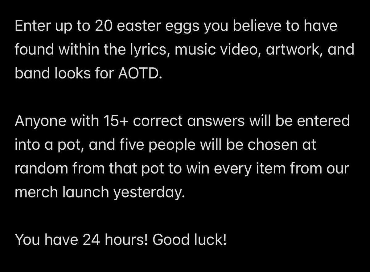 ChrisMotionless's tweet photo. Hosting my own Afraid Of The Dark easter egg hunt. Check below and click the link to begin! 

https://t.co/gasvv2H2OU https://t.co/LWVOXaWtQ8