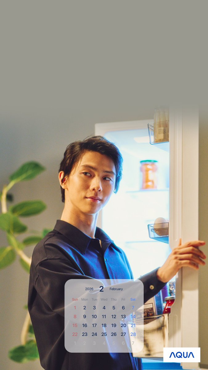 🗓️2月オフショットカレンダー🗓️

今月の「#羽生結弦 さんオフショットカレンダー」はこちら🤍

壁紙に設定するだけで元気が出てきますね✨️

#AQUA
#AQUA_YUZU