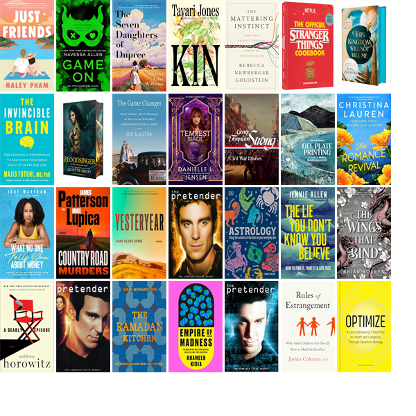 hendersonlibs's tweet photo. This week the Henderson Libraries have 331 new books and six new movies.  New items include Half His Age, Strangers, A Box Full of Darkness, Just Friends, Game On, The Seven Daughters of Dupree, The Fair Weather Friend, Kin, and The Game Changer. https://t.co/5vGCJ2CVdP https://t.co/tMeQEKJcH1