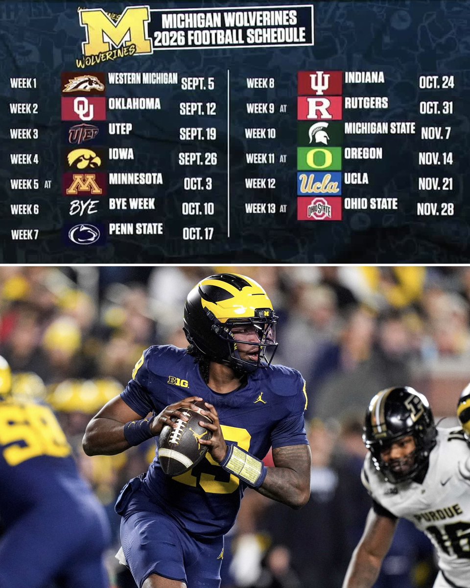 BigTenNetwork's tweet image. The Wolverines will win _ _ games in Kyle Whittingham’s first year? 👀