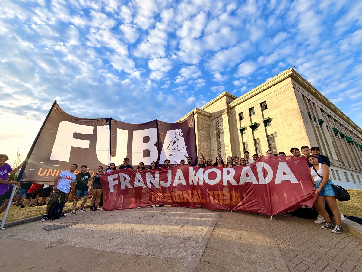 Franja Morada UBA tweet media