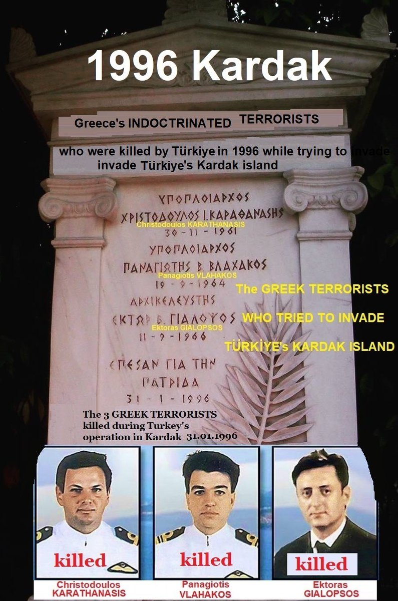 1996'da Yunan teröristler denemişti. Yine denemek isterseniz bekleriz...

#kardak #IMIA #greeks #Terrorism