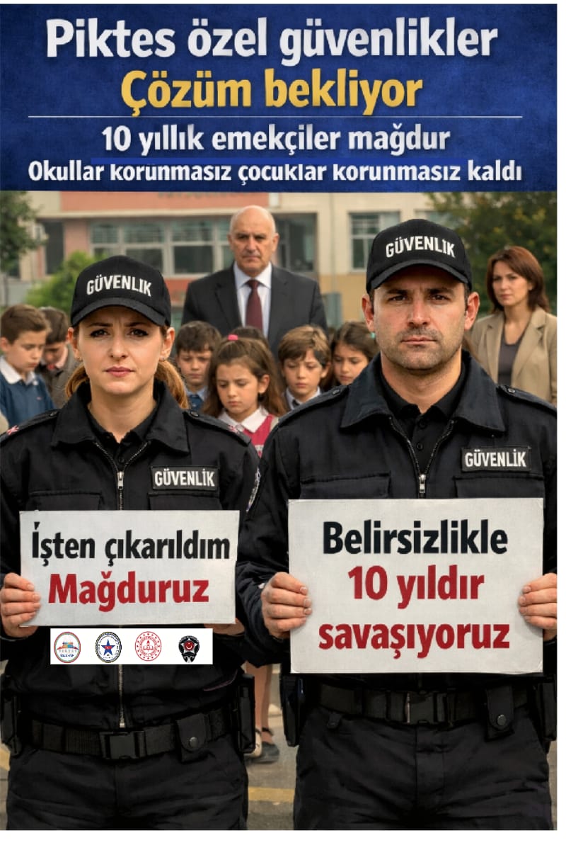 #Piktes
<a href="/RTErdogan/">Recep Tayyip Erdoğan</a>
<a href="/isikhanvedat/">Prof. Dr. Vedat Işıkhan</a>
<a href="/memetsimsek/">Mehmet Simsek</a>
🛑 SAYIN YETKİLİLER 
🚨OKULLAR TEHLİKEDE🚨
🛑 OKULLARDA SİLAHLAR 
PATLIYOR 
🛑 OKULLARDA ÖZEL GÜVENLİK YOK

🛑  5️⃣0️⃣0️⃣
PİKTES ÖZEL GÜVENLİKLER 
👉ÇIKARILAN ve ÇALIŞAN 
10 YILLIK TECRÜBE İLE
 ÇÖZÜM BEKLİYOR