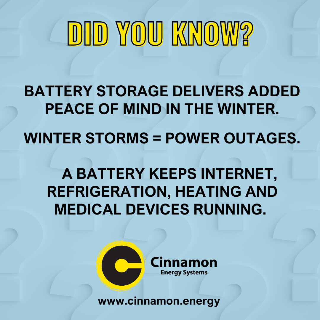CinnamonEnergy's tweet photo. Take Control of Your Energy all year! #solarenergy #cinnamonenergysystems #solarandbattery Get a free quote
today! https://t.co/I6fR9wNoSh https://t.co/zwR1xXD6JY