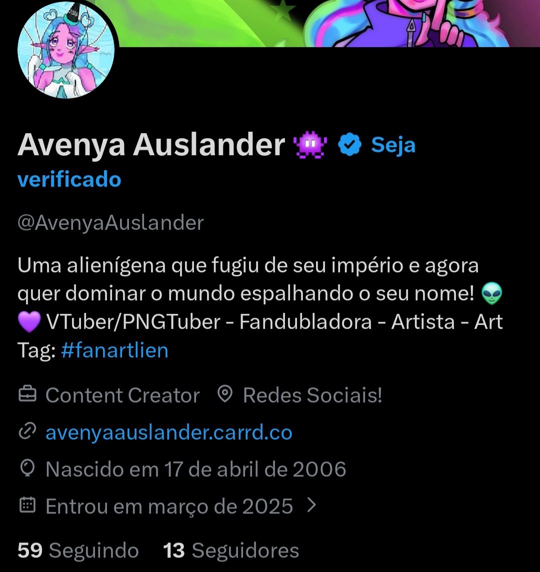 OBRIGADA PELOS 13 SEGUIDORESSS!! 👽💜