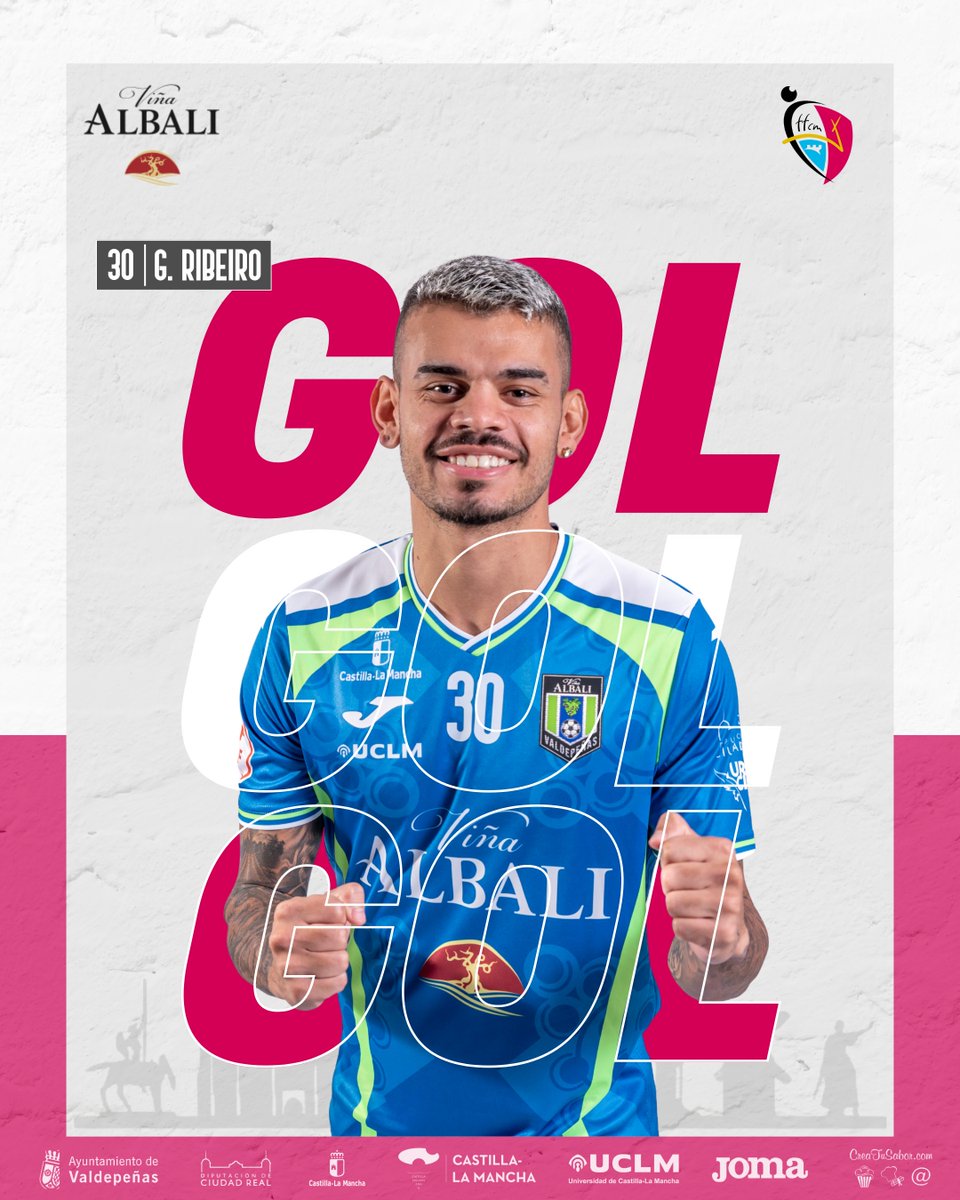 |FSVLive|

38' ⏱ |  ¡¡¡GOOOOOOOOOL DE <a href="/gribeirol/">Riberyyy</a>!!!

<a href="/ManzanaresFS/">ManzanaresFútbolSala</a> 0-2 <a href="/VinaAlbaliFS/">Viña Albali Valdepeñas</a>

#ViñaAlbaliValdepeñas #TrofeoJCCM