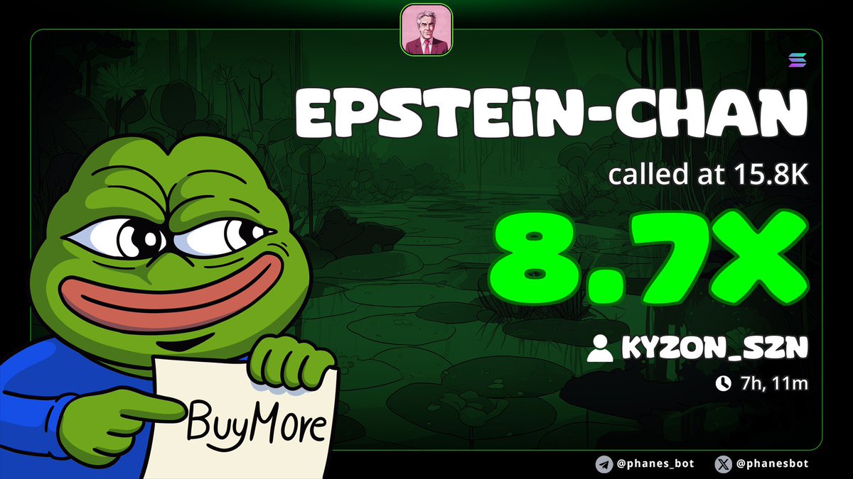 When you’re early, you print. Frontrunners stays early. Was shared in my TG at 15.8k hit an ATH - 144k MC

Join for more early calls > t.me/Frontrunners_T…

Join the winning circle now💎