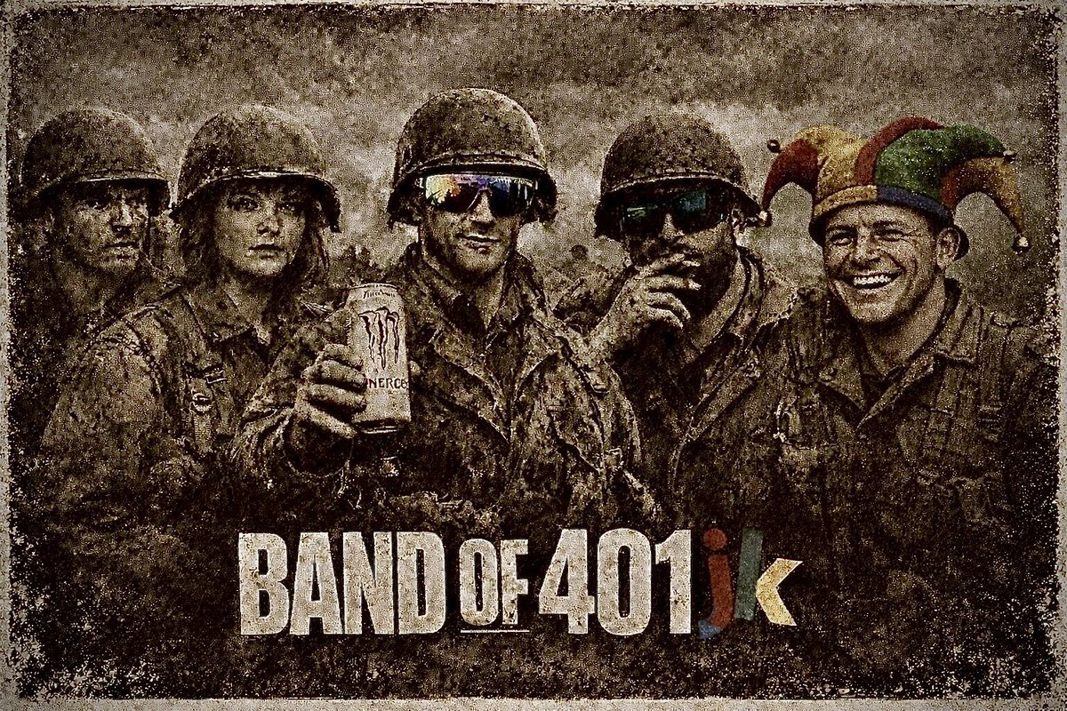 The best band out there is that of $401jK

Change my mind!