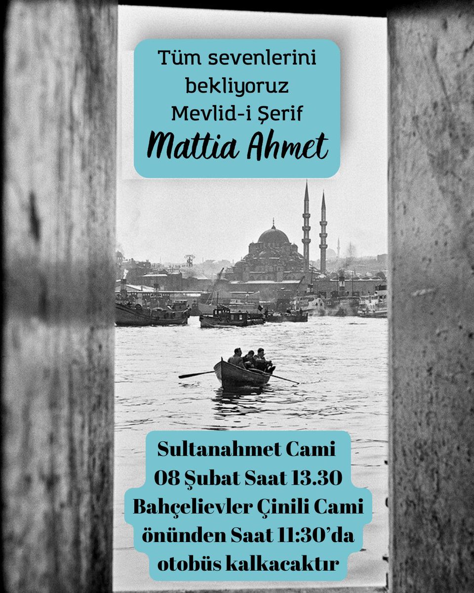 Tüm sevenlerimizi bekliyoruz, dua ve Fatiha’nızı eksik etmeyin.