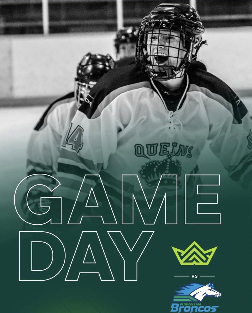 Queens are at home! Make sure you fill up the seats tonight. The winners will be announced for the raffle in support of Queens Hockey Alumni Taylor Crampain. Make sure you come out and support!💚👑 #rdpqueens #rdpathletics 
•
🆚 @broncos_whky 
📍Gary W Harris 
⏰ 7:00 pm