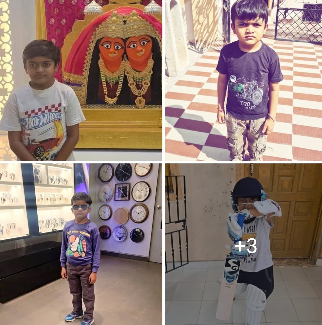મારા નાના દીકરા દર્શરાજ બારોટને જન્મદિવસની ખુબ ખુબ હાર્દિક શુભકામના માં ચામુંડા તારી બધી મનોકામના પૂરી કરે એવી માં પાસે પ્રાર્થના💐🎂💐
