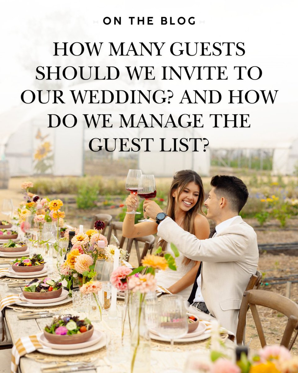 Guest list stress? You’re not alone. 💌

From figuring out how many guests to invite, to navigating plus-ones, kids at weddings, and modern etiquette, this guide breaks it all down - clearly, kindly, and confidently. See it all on the blog!