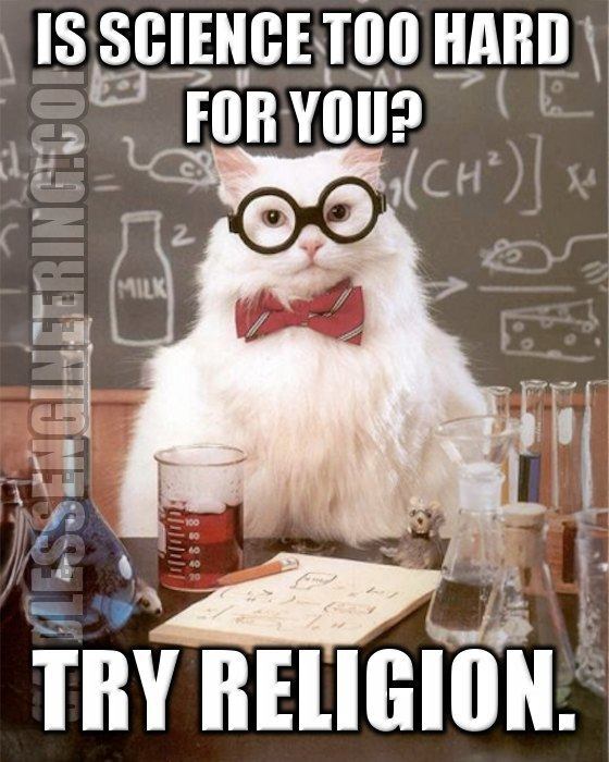 GodlessEngineer's tweet photo. Religion and science are toxic to one another. Religion erodes science and prevents scientific progress. Science makes you question magical talking snakes and donkeys. 

#atheist #atheism #atheistcommunity #godlessengineer #sciencematters #sciencevsreligion #criticalthinking #s… https://t.co/SQzIGsNwhl