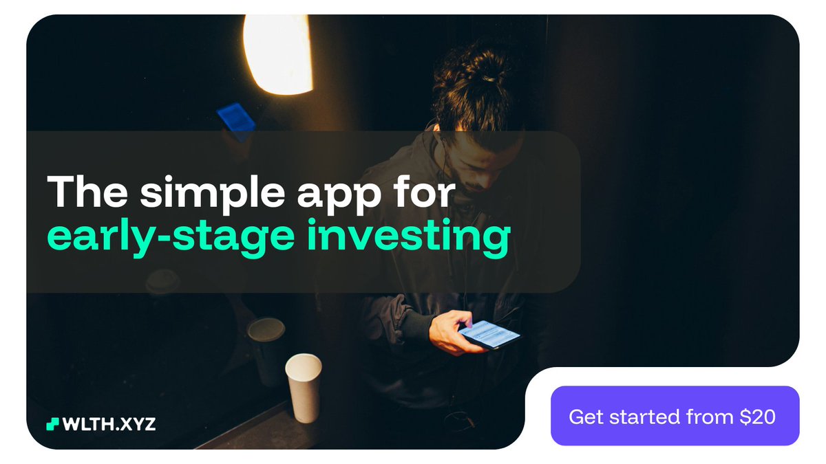 Early-stage investing without friction.

Access private companies early. Invest from twenty dollars. No complexity, no gatekeepers, no legacy barriers.

WLTH gives you simple, direct entry to opportunities that were previously reserved for insiders.