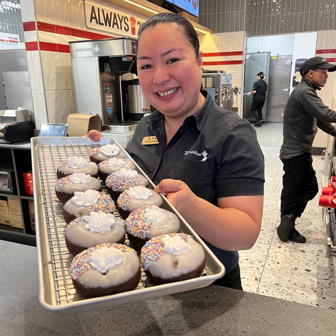 People across the country are grabbing their limited-edition Special Olympics Donuts at <a href="/TimHortons/">Tim Hortons</a>, and for good reason!🍩😍

100% of proceeds support Special Olympics athletes across Canada.

Grab yours before they’re gone on February 1!

Learn more: specialolympics.bc.ca/ways-to-give/s…