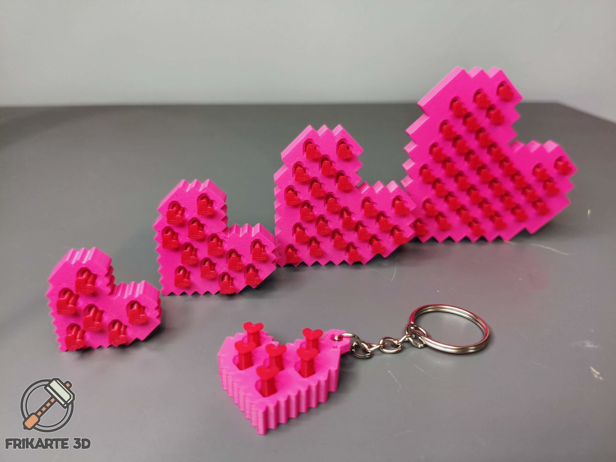 Frikarte3D's tweet image. Pixel Heart Multi Spinner ❤ Bearing-free pixel fidget with four hearts—print-in-place, smooth spins, no hardware!
printables.com/model/1577975-…

#3dprinting #ValentinesDay #Fidget #pixelart