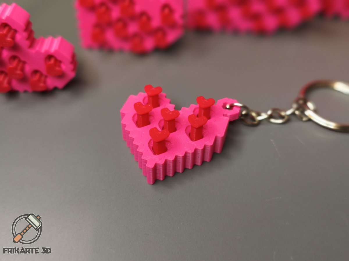 Frikarte3D's tweet image. Pixel Heart Multi Spinner ❤ Bearing-free pixel fidget with four hearts—print-in-place, smooth spins, no hardware!
printables.com/model/1577975-…

#3dprinting #ValentinesDay #Fidget #pixelart