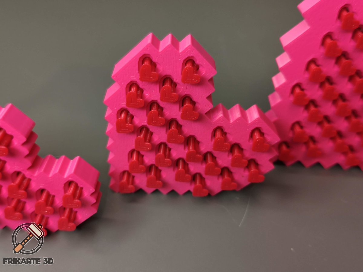 Frikarte3D's tweet image. Pixel Heart Multi Spinner ❤ Bearing-free pixel fidget with four hearts—print-in-place, smooth spins, no hardware!
printables.com/model/1577975-…

#3dprinting #ValentinesDay #Fidget #pixelart