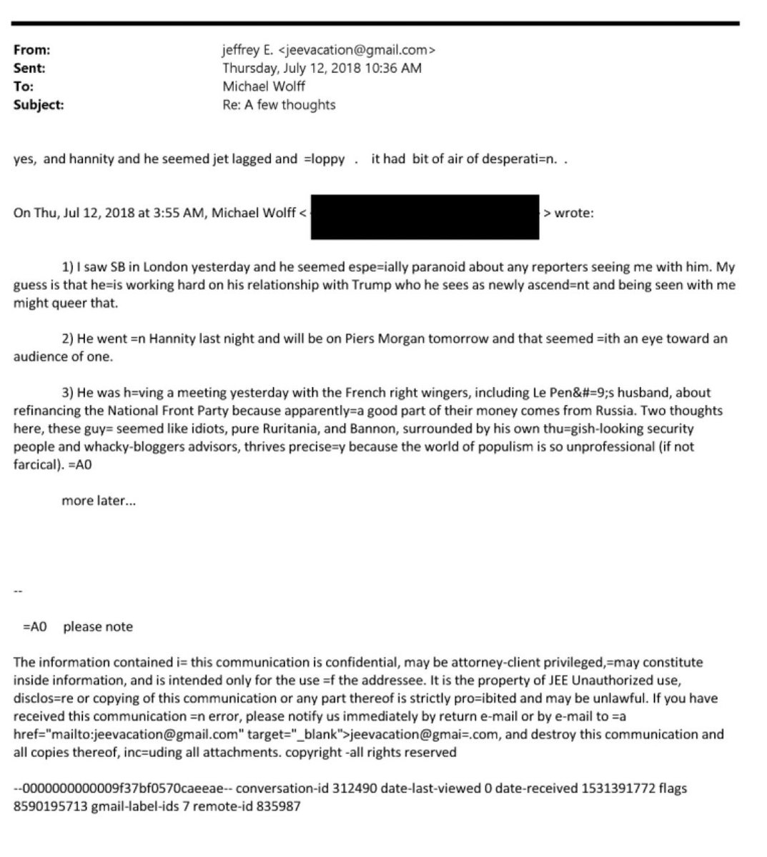 LE RN COLLABORAIT AVEC JEFFREY EPSTEIN C’EST OFFICIEL LE RASSEMBLEMENT NATIONAL EST UNE PARTIE POLITIQUE QUI SOUTIENT LES PÉDOPHILE ET VIOLEUR MAIS AUSSI CANNIBALISTE ET TUEUR D’ENFANT 

( c le 3eme paragraphe )