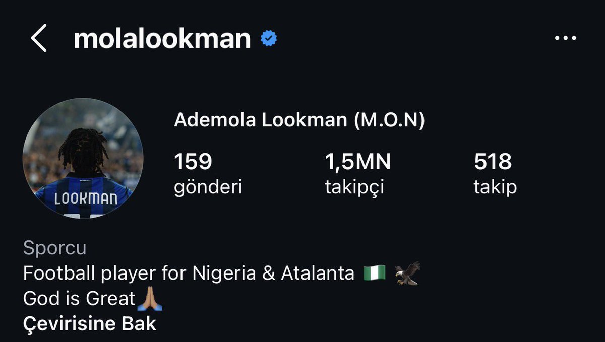 iamrapaic's tweet photo. Lookman’ı buradan ve instadan yorum yağmuruna tutalım.

👉 #ComeToFenerLookman @Alookman_

Tag’e destek. #ComeToFenerLookman https://t.co/WFF2DrC6GX