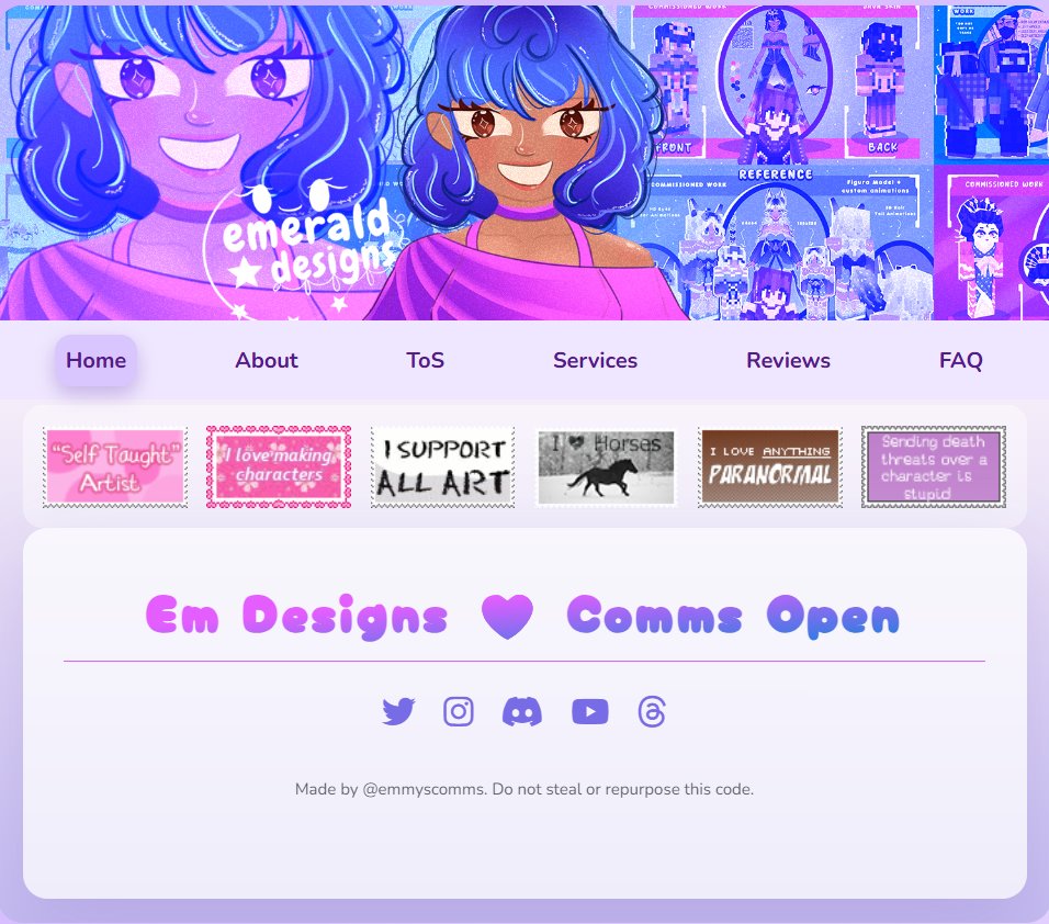 Em Designs 💜 COMMS OPEN tweet media