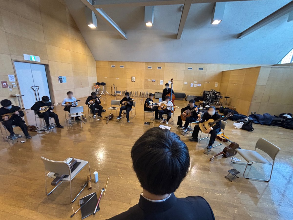 今日はコンクール当日！！！
今までの練習の成果を発揮できるように頑張ります！！！
