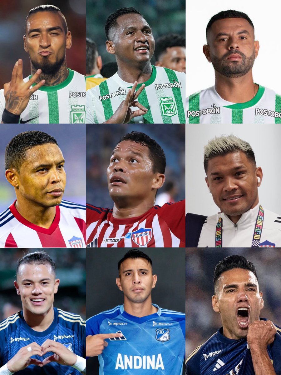 ¿CUÁL ES LA MEJOR DELANTERA DEL FPC? 🇨🇴👀

🟢⚪️ATL. NACIONAL:
‘Chicho’ Arango, Alfredo Morelos y Edwin Cardona - 1.422  partidos y 477 goles 

🔴⚪️JUNIOR:
Luis Muriel, Teófilo Gutiérrez y Carlos Bacca - 1.803 partidos y 609 goles

🔵⚪️MILLONARIOS:
Radamel Falcao, Rodrigo