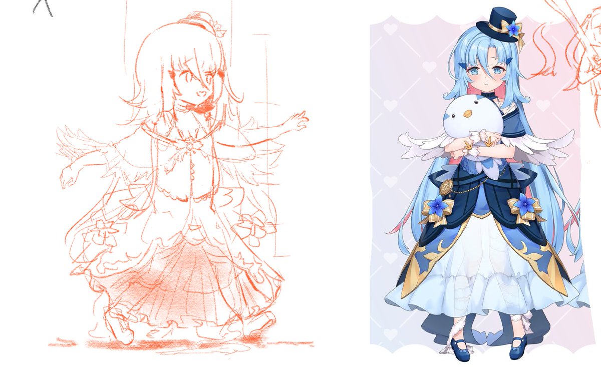 阿兔老師指導我姆姆的細節 
我需要再加強
 #rkgk #kumuArt