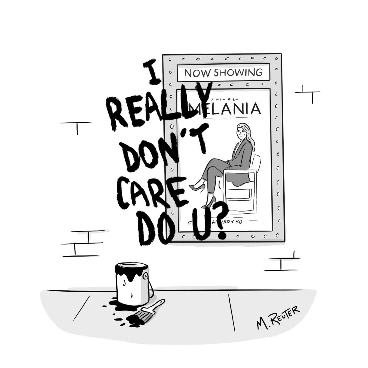 Cartoon4sale's tweet photo. Matt Reutter @NewYorker on #MelaniaTheMovie #MelaniaFilm #MelaniaMovie #AMustWatch – political cartoon gallery in London https://t.co/dePcTdnXF6 https://t.co/RtDC70kGrS