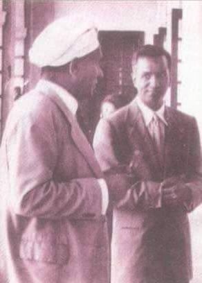 Subrahmanyam Chandrasekhar with his uncle CV Raman, the only two Physics Nobel laureates from India.