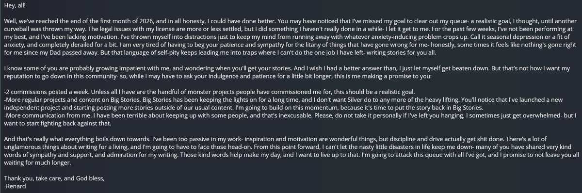 Renard, the most tired writer tweet media