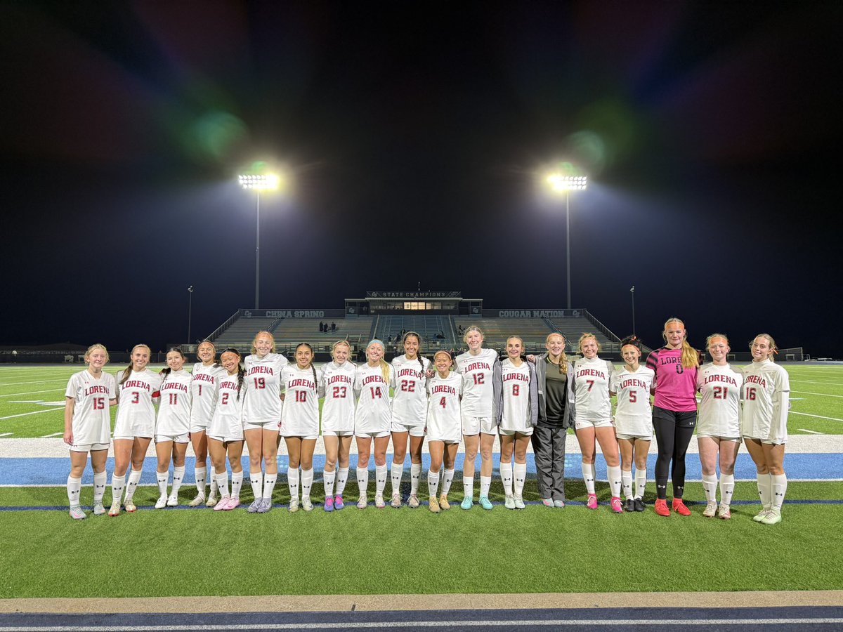 Slow start, dominant finish! Your lady leopards came out on top of China Spring 7-0
🥅: Sadie Neumann
🥅: Navey Dobbs
🥅: Paisley Knieriem x3🎩
🥅: Izzy Marek
🥅: Jaylah Fish