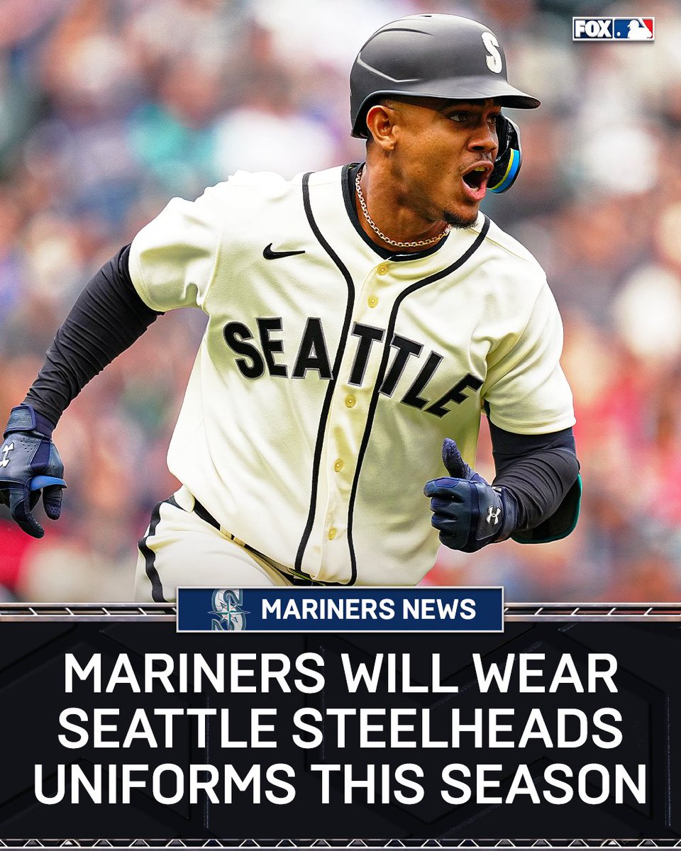 The Mariners will be wearing Seattle Steelheads uniforms on Sundays this season to honor the 1946 Seattle Negro League team!