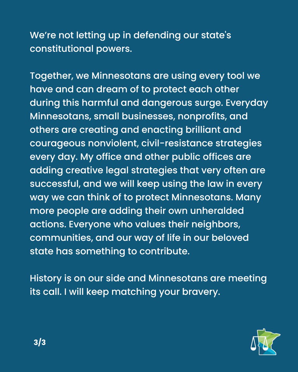 Attorney General Keith Ellison tweet media