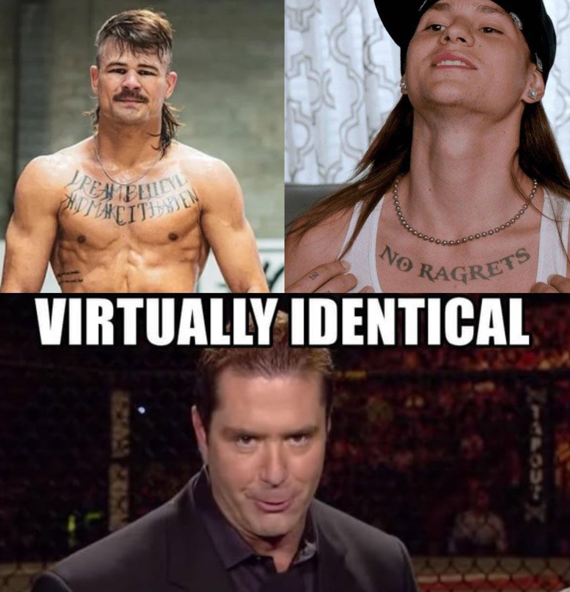 I can't unsee the resemblance now 🤣🤣 #UFC325