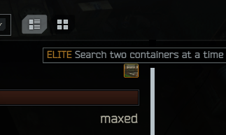 + pairing it with elite search : granting me the ability to search your rig, and backpack at the same time, quickly, and rapidly.
&amp; I'm able to get away and carry so much MORE because of elite strength :)
BOOOOOM