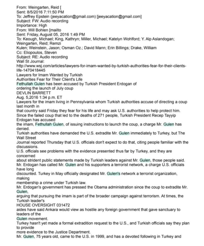 tcdefence's tweet image. 📍ÖNEMLİ — FETÖ Elebaşı Fetullah Gülen’in Jeffrey Epstein’den yardım istediği belgeler ortaya çıktı:

Türk yetkililerin geçen ayki darbe girişimini yönlendirmekle suçladığı, Pensilvanya’da yaşayan imamın avukatları, Cuma günü müvekkillerinin hayatından endişe ettiklerini ve ABD…