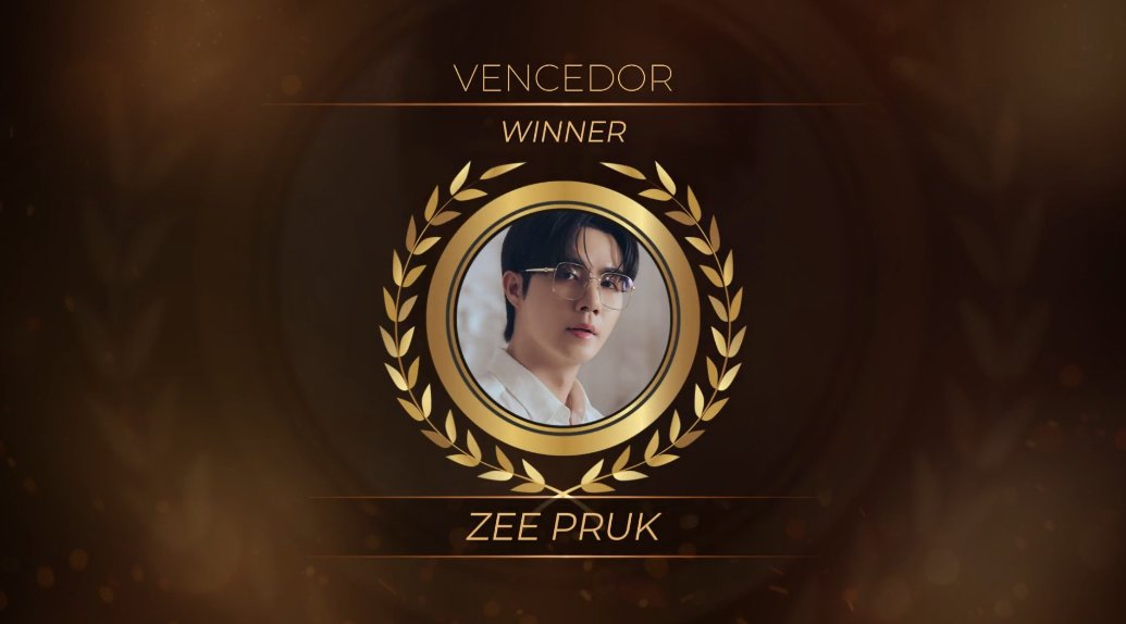 npblent's tweet photo. 🏆 • ATOR DO ANO | ACTOR OF THE YEAR

VENCEDOR | WINNER:
✦ Zee Pruk 

#NPBLChoiceAwards2025 https://t.co/3jFIVZFHIb