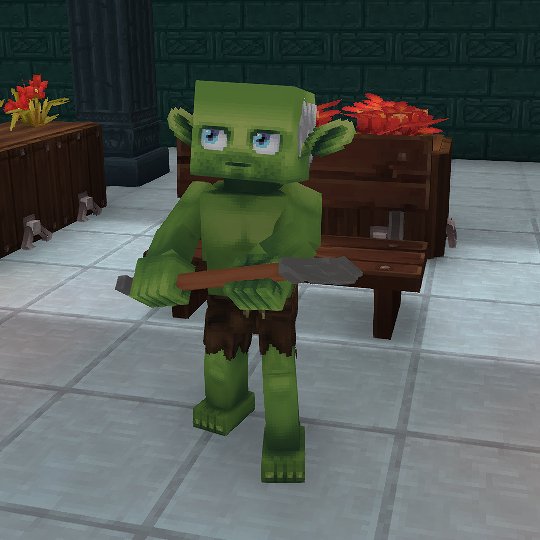 deinTale's tweet photo. Unser garstiger Goblin 🧌 testet aktuell eines unserer ersten Custom-Items. Eine kürzere simple Schaufel, die sich Insassen des #deinTale Gefängnisses heimlich selbst gebaut haben. ⛏️⛓️ https://t.co/8x19nADDdC